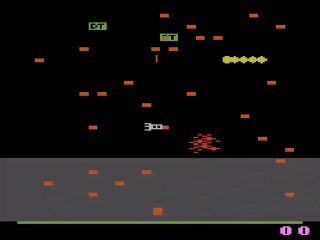 Millipede title screen for Atari 2600